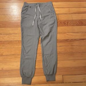 Figs Space Grey Jogger Scrub Pants